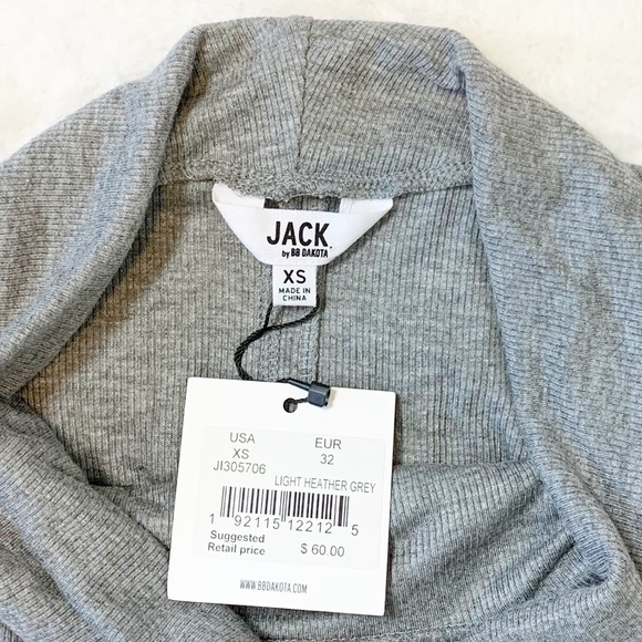 NWT Jack By BB Dakota Early Riser Cowl Neck Top - Picture 7 of 9